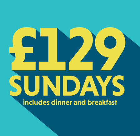 <strong>£129 SUNDAYS RETURNS!</strong>